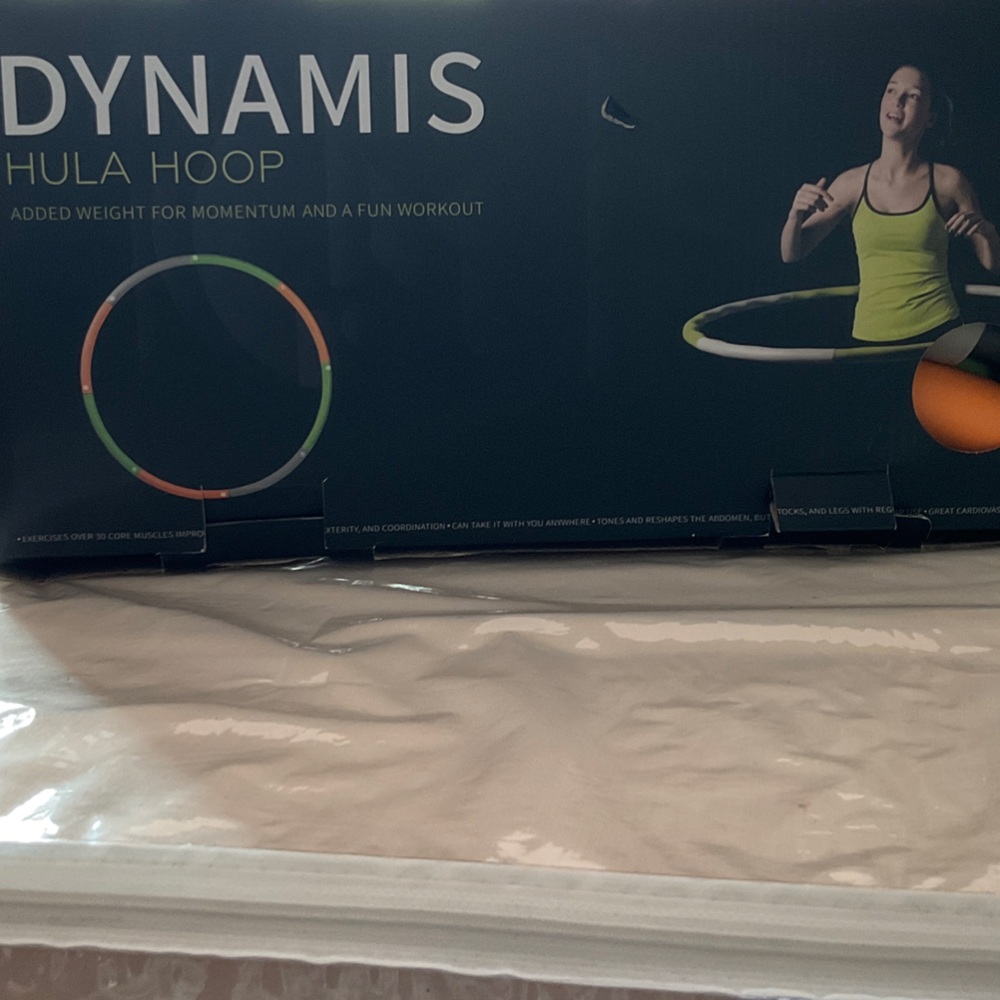 Weighted Hula Hoop - Black and Orange